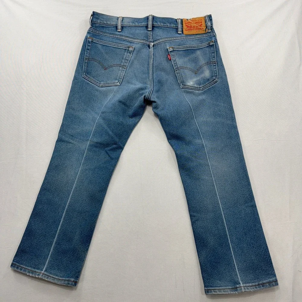 Levi's Jeans 517 Bootcut Classic Medium Wash Blue Denim Mens W34 L27